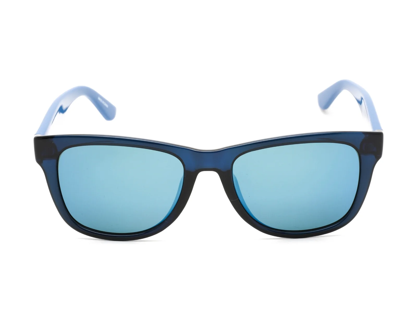 Lacoste L734S sunglasses in blue, front view