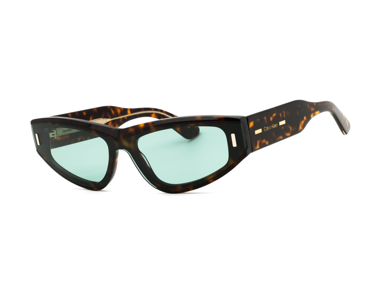 Calvin Klein CK24534S sunglasses in dark havana, side view