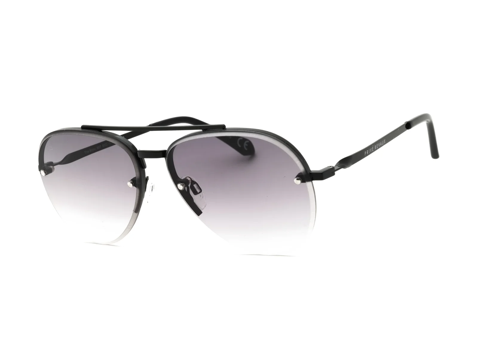 Privé Revaux The Bijou sunglasses in black, side view