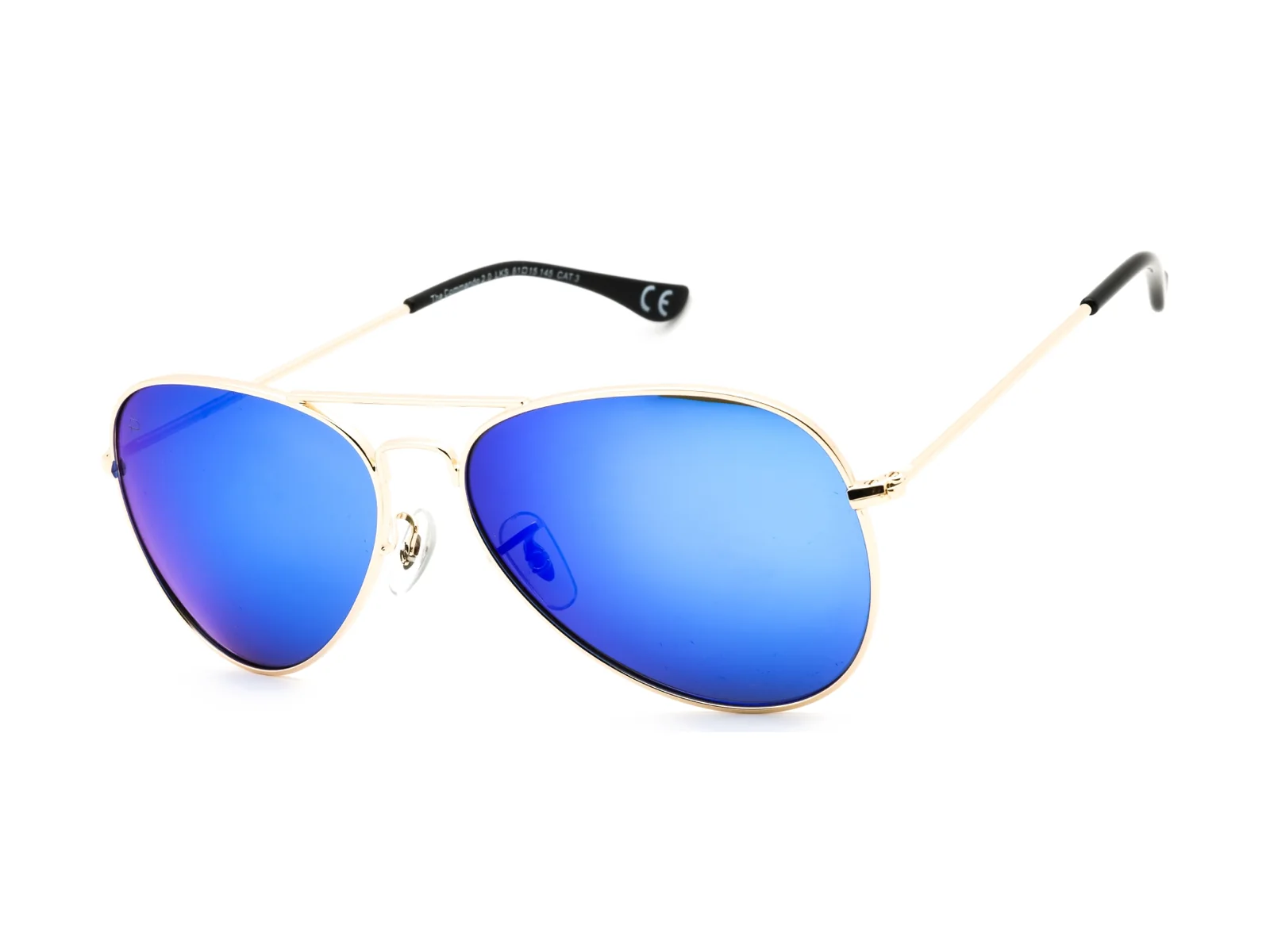 Privé Revaux Commando 2.0 sunglasses in gold, side view