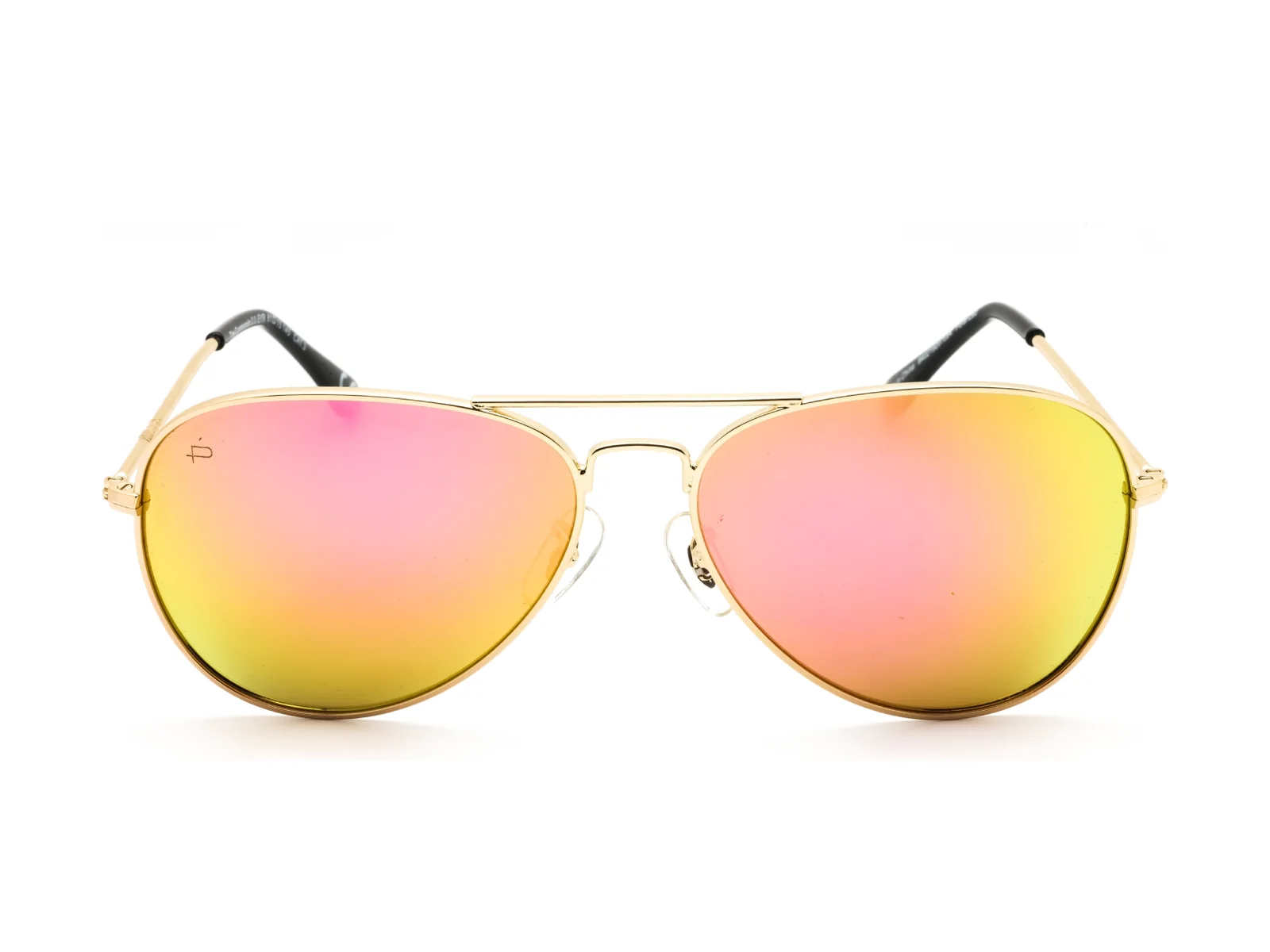 Privé Revaux Commando 2.0 sunglasses in gold, front view
