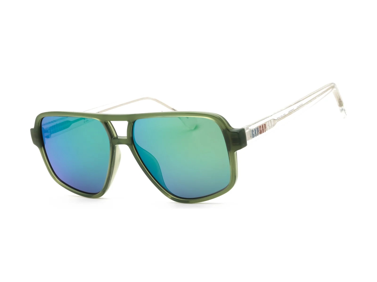 Gap SGP202 sunglasses in green, side view