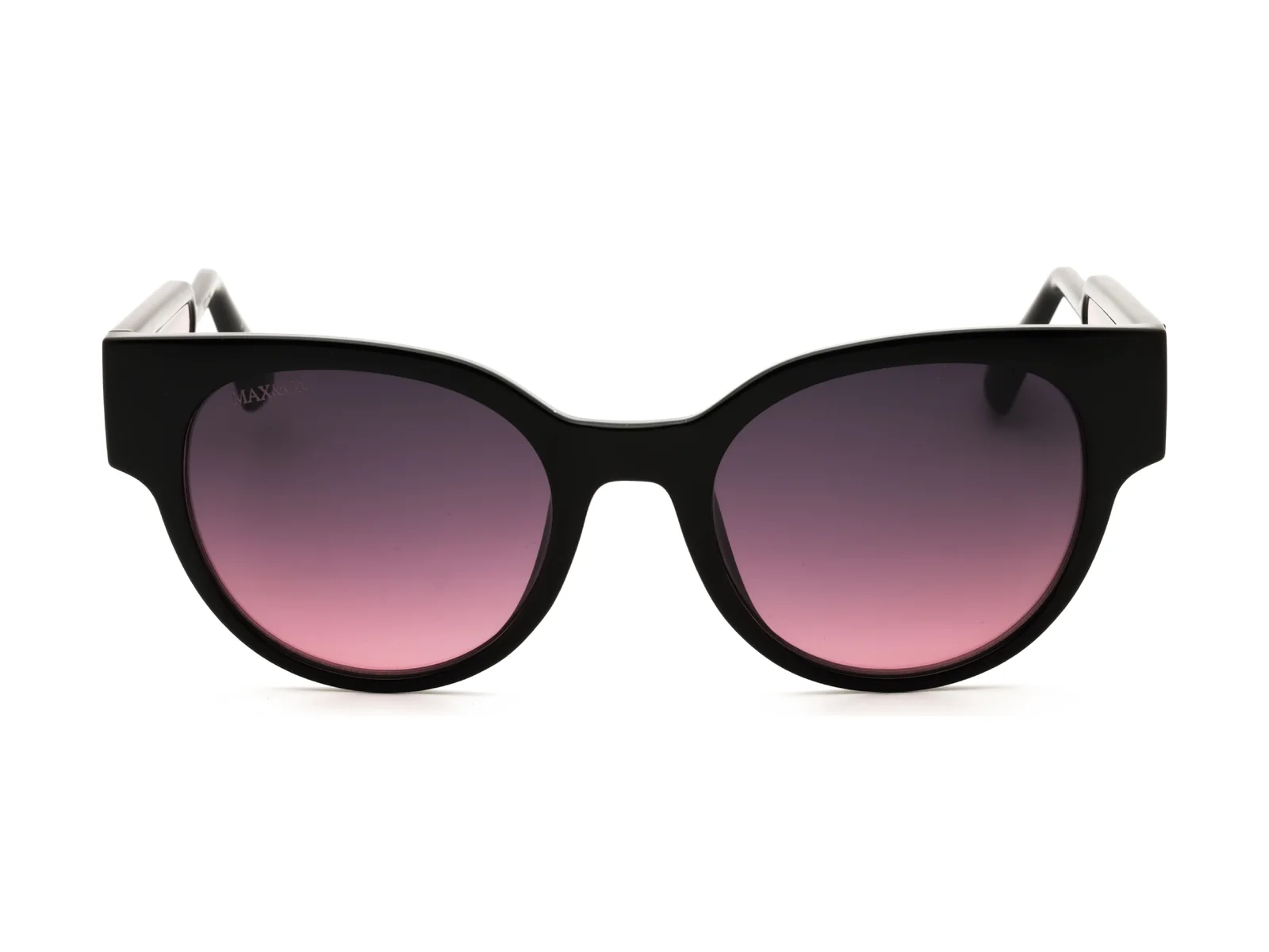 Max & Co. MO0085 sunglasses in shiny black, front view