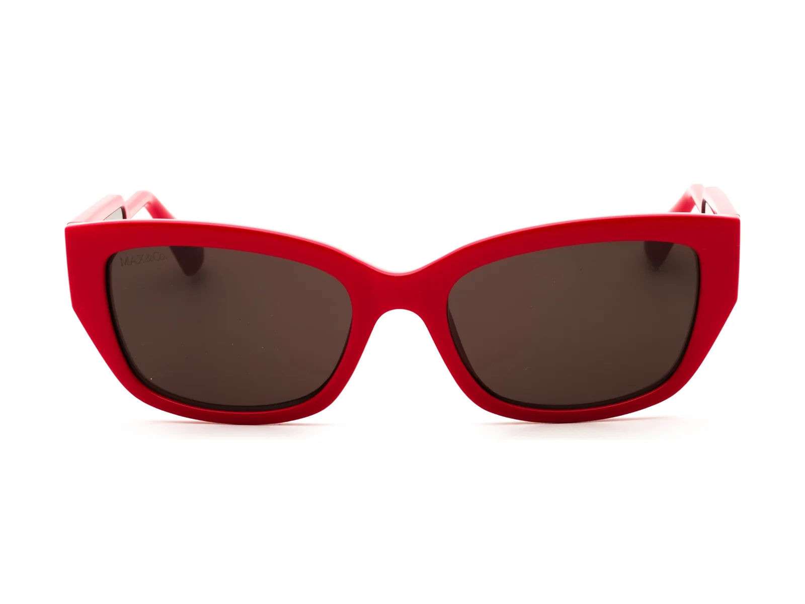 Max & Co. MO0086 sunglasses in shiny red, front view
