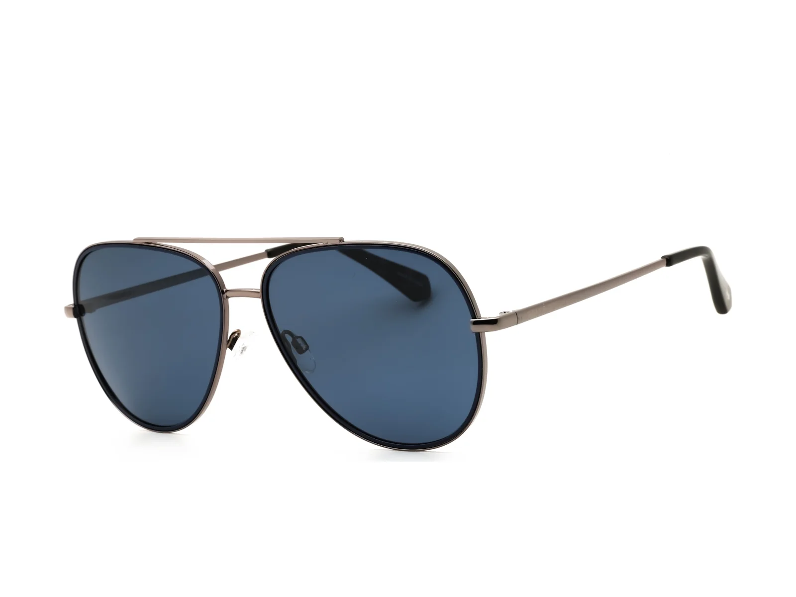 Privé Revaux Earth Pass sunglasses in gunmetal and black, side view