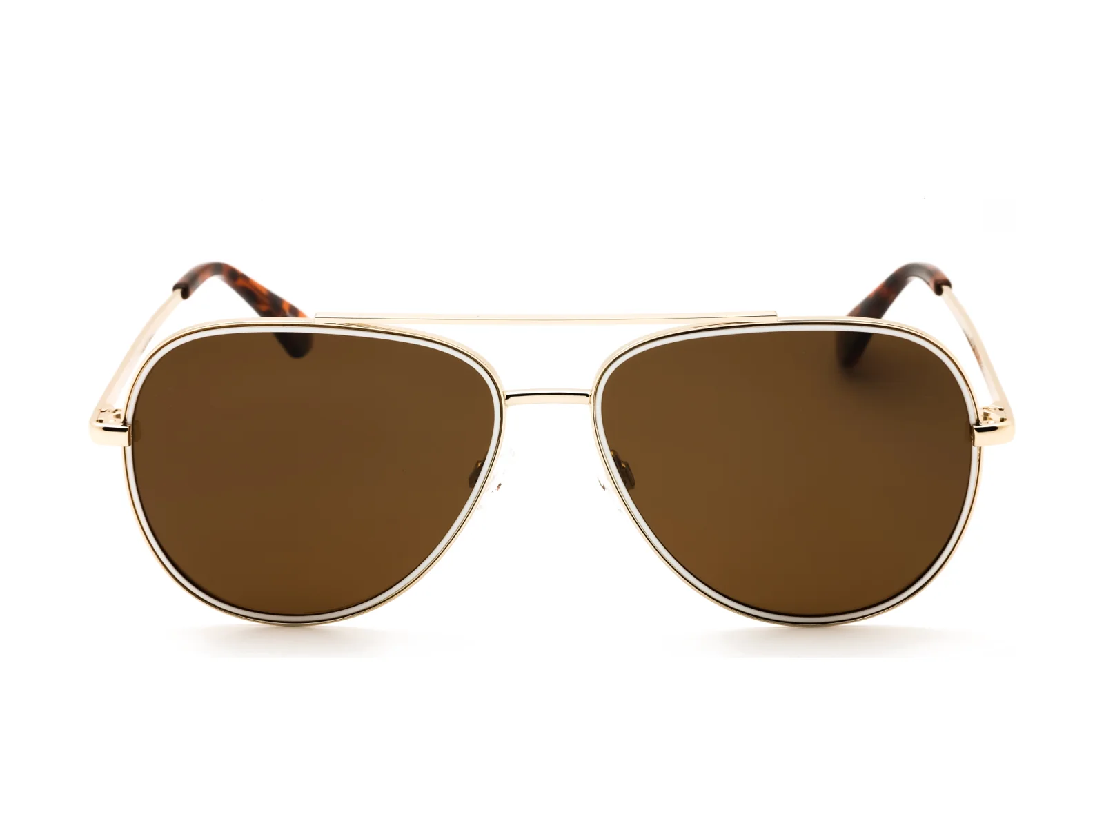 Privé Revaux Glowin Hour sunglasses in gold, front view