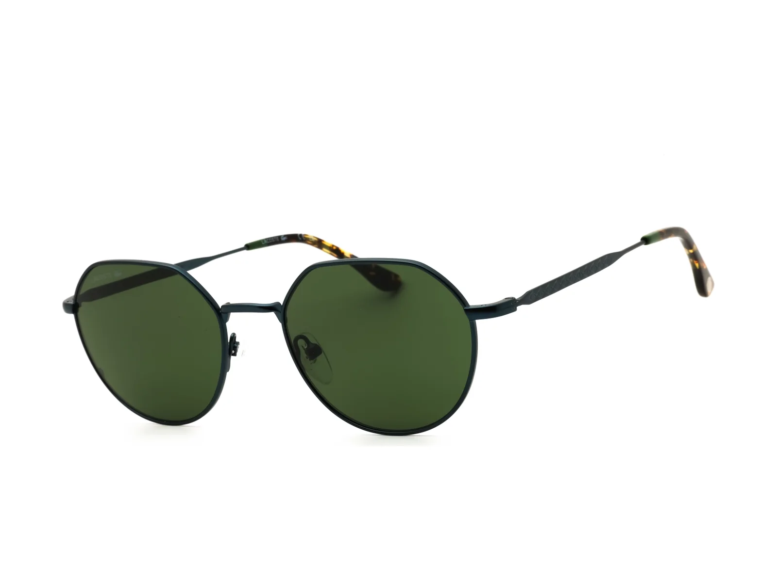 Lacoste L268S sunglasses in dark blue, side view