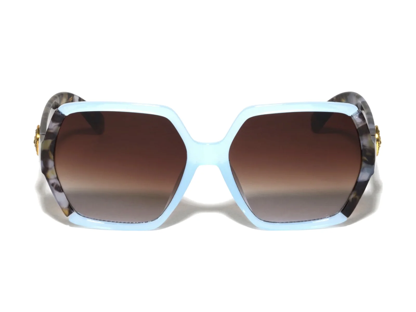 XClusive Butterflies sunglasses in blue havana, front view